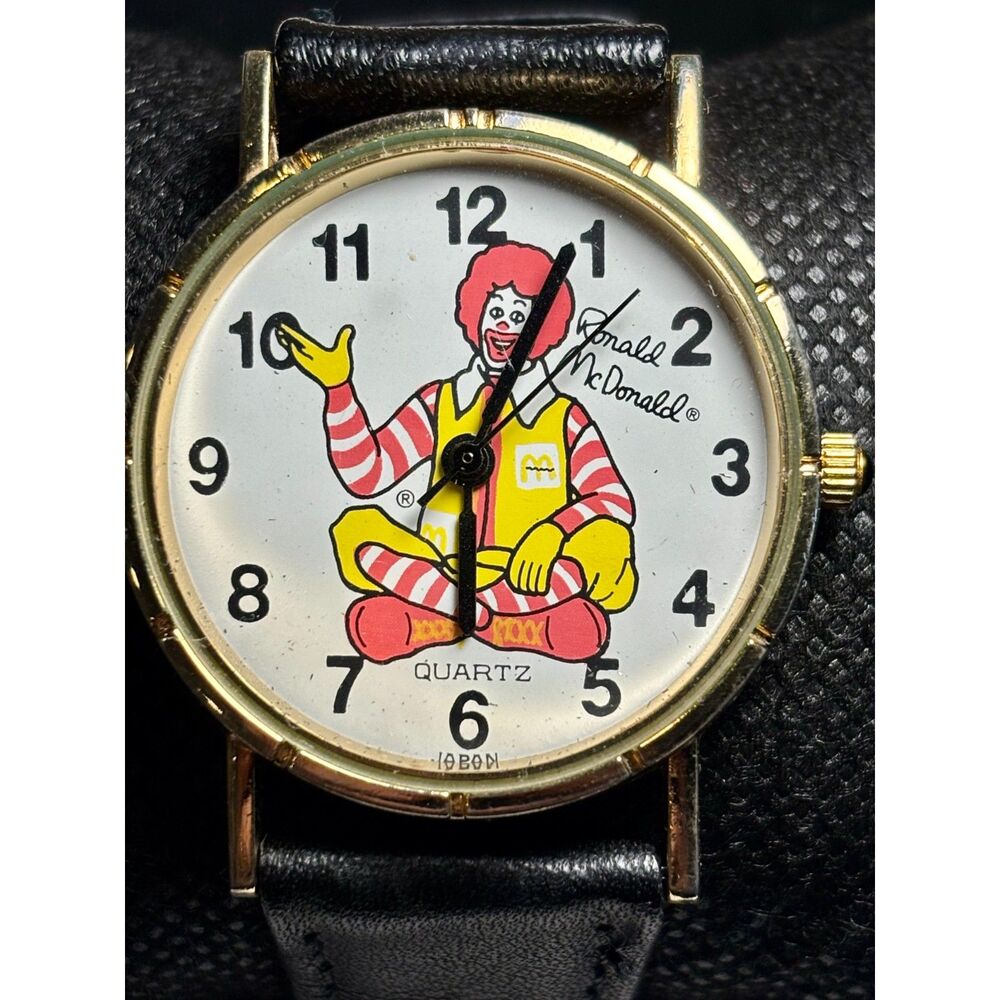 Vintage 1980s Ronald McDonald Quartz Watch